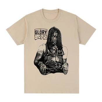 Chief Keef GLORY BOYZ, винтажная футболка в стиле хип-хоп, хлопковая мужская футболка, Новая футболка, модные женские топы в стиле Харадзюку