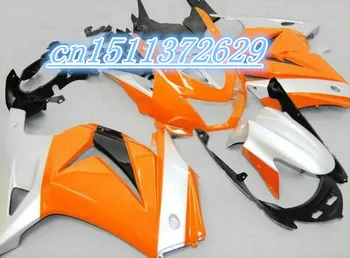 Dor-Обтекатель для Kawasaki EX-250R EX250R EX 250R 2008-2012 08-12 2008 2009 2010 2011 2012 для оранжевого серебристого черного D впрыска