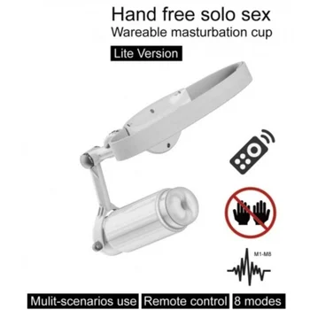Секс-игрушка Lvmaor Для мужчин, Носимый Автоматический Телескопический Мастурбатор, чашка для мужской мастурбации, Карманная Секс-машина для сосания киски, Секс-шоп