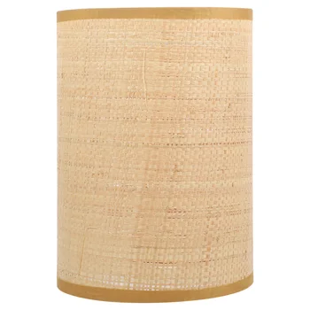 Тканый абажур, декоративный ротанговый абажур для настольных ламп E27 / E14, напольных светильников