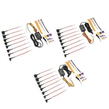 Видеорегистраторы Комплект жестких проводов USB Комплект жестких проводов Защита от перегрузки по току от 12 В‑28 В до 5 В Гибкое точное переключение Простая установка