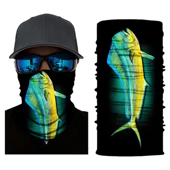 Рыбак, Шарф для рыбалки, Солнцезащитный платок с принтом Рыбы, Ветрозащитная маска для альпинизма и велоспорта на открытом воздухе