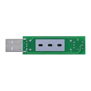 USB-порт, мини-разрядный нагрузочный резистор, Цифровой измеритель тока и напряжения, тестер 2A/1A С переключателем, 1A Зеленый светодиод / 2A Красный светодиод