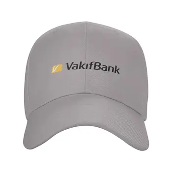 Повседневная джинсовая кепка с графическим принтом логотипа Vakifbank, Вязаная шапка, Бейсболка